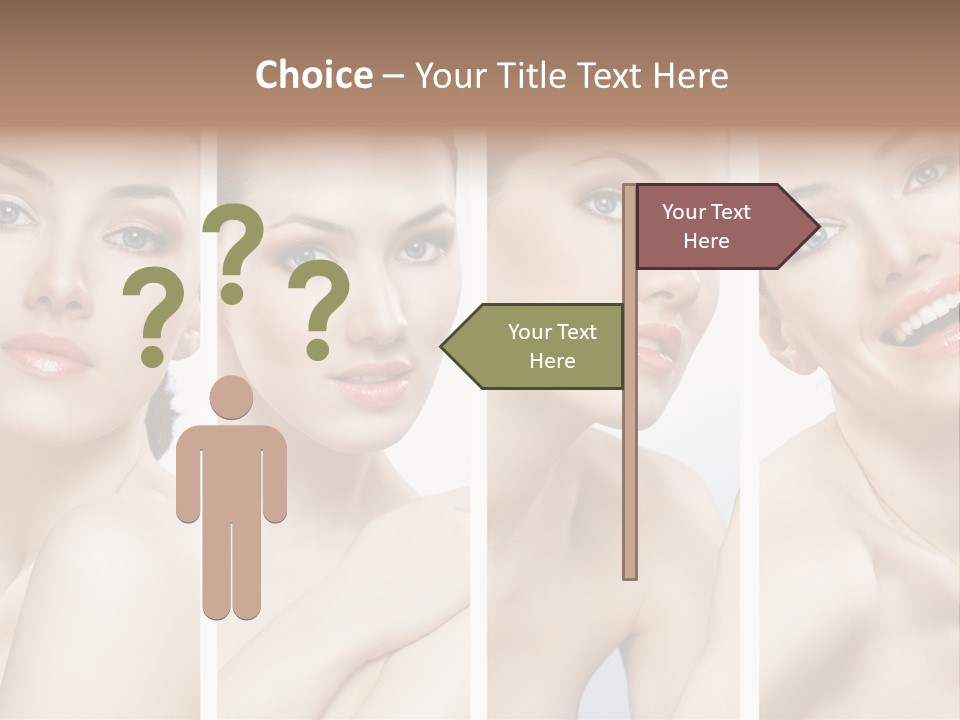Young Skin Caucasian PowerPoint Template