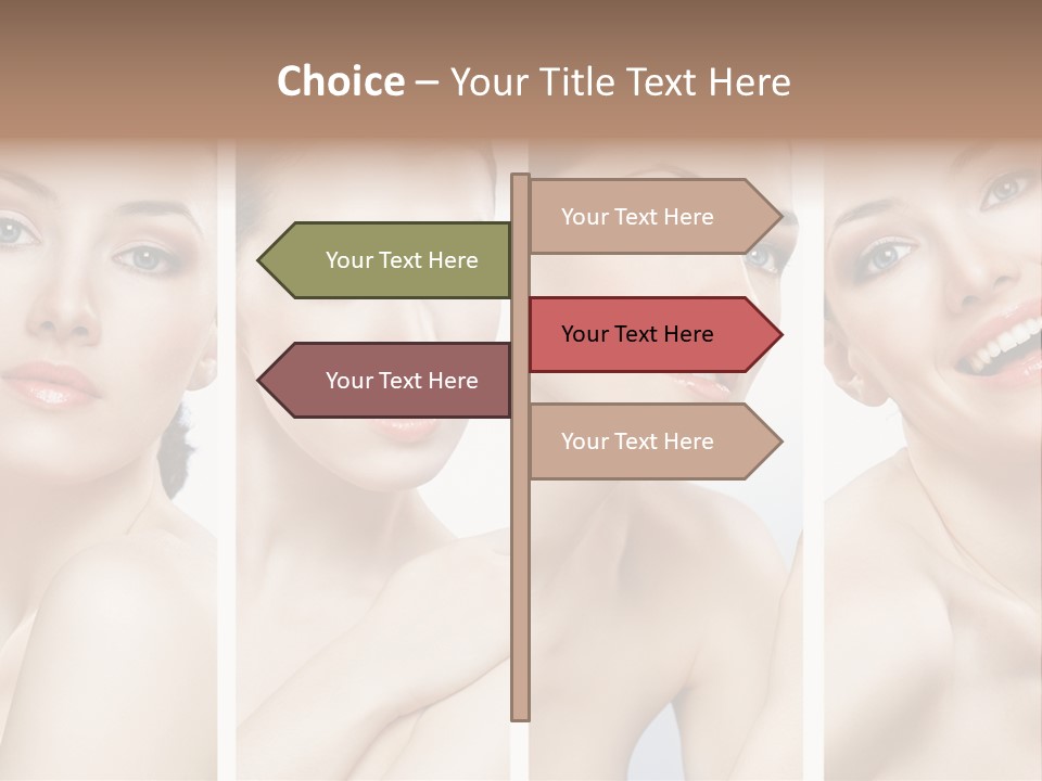 Young Skin Caucasian PowerPoint Template