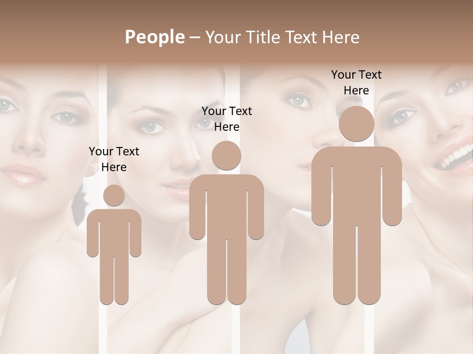 Young Skin Caucasian PowerPoint Template