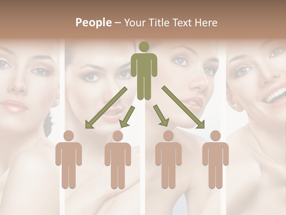 Young Skin Caucasian PowerPoint Template