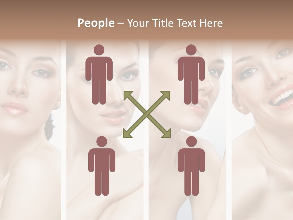 Young Skin Caucasian PowerPoint Template
