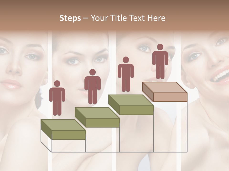 Young Skin Caucasian PowerPoint Template