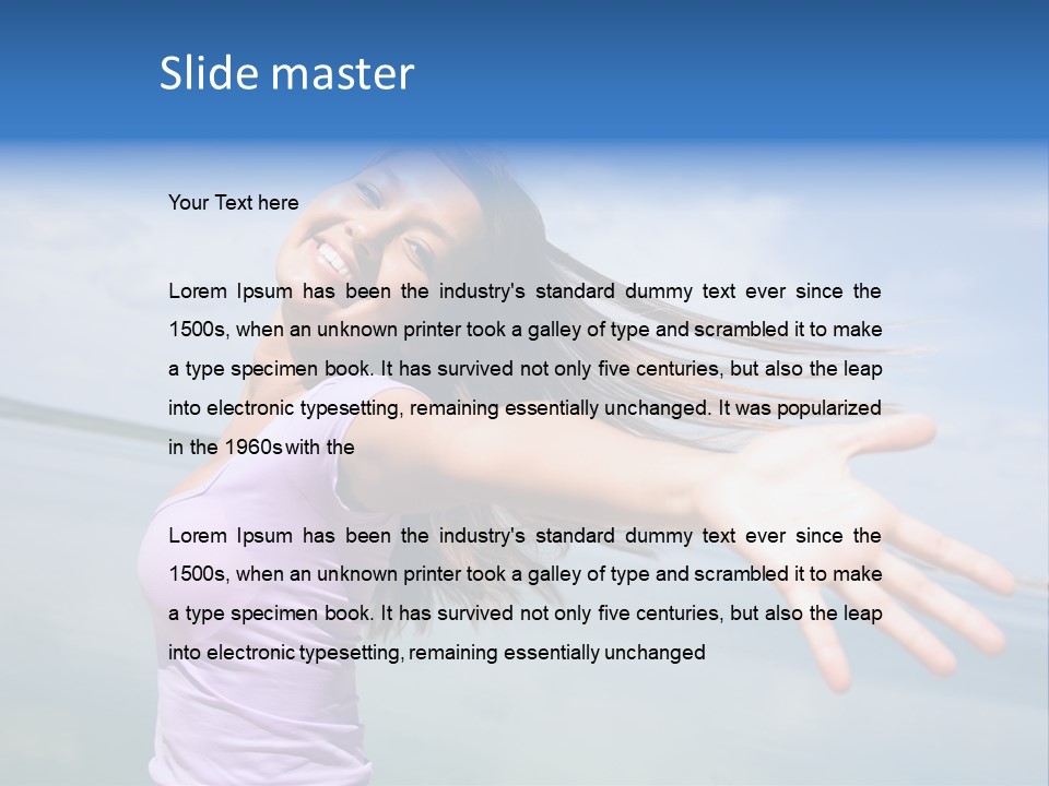 Sea Beach One PowerPoint Template