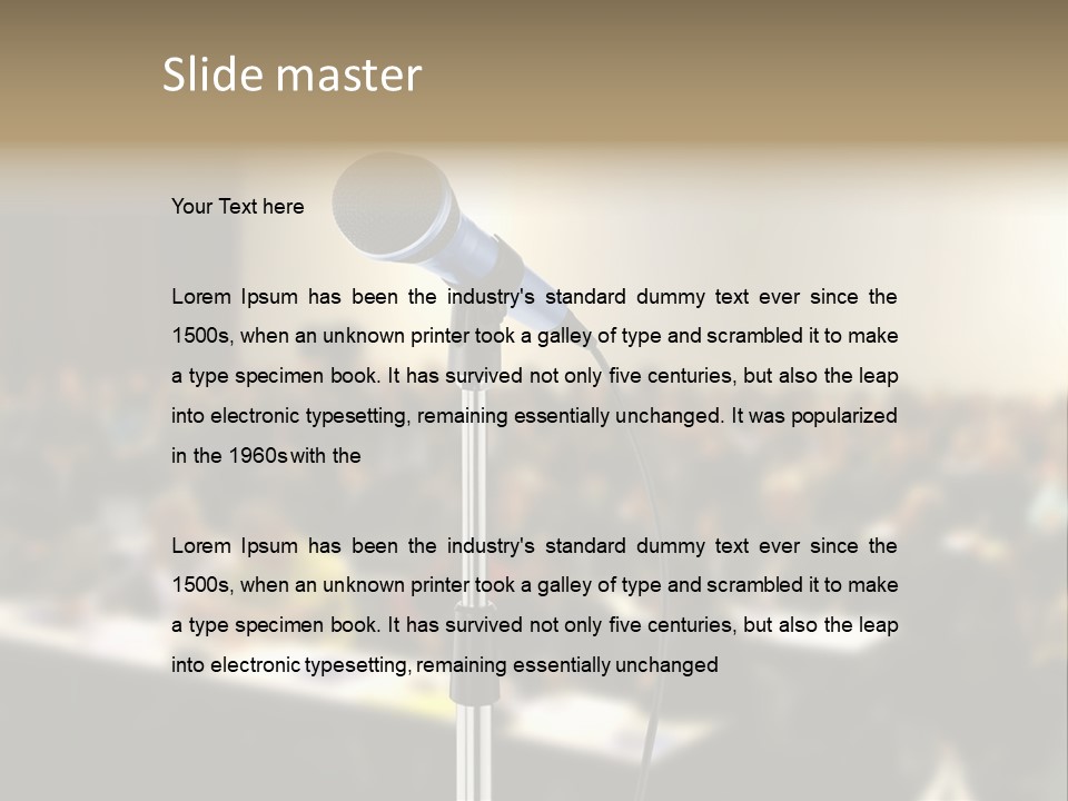 Seat Modern Culture PowerPoint Template