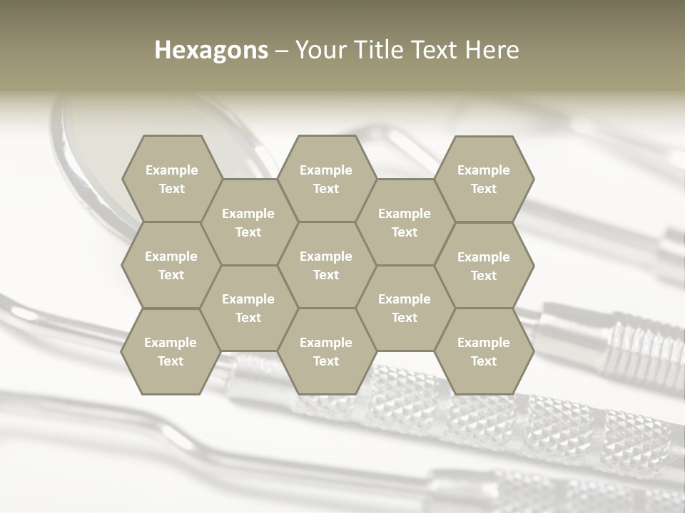 Dentistry Background White PowerPoint Template