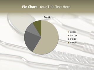 Dentistry Background White PowerPoint Template