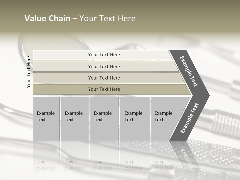 Dentistry Background White PowerPoint Template