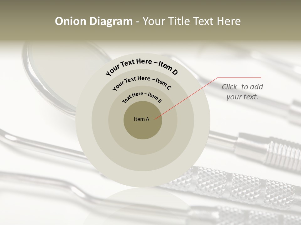 Dentistry Background White PowerPoint Template