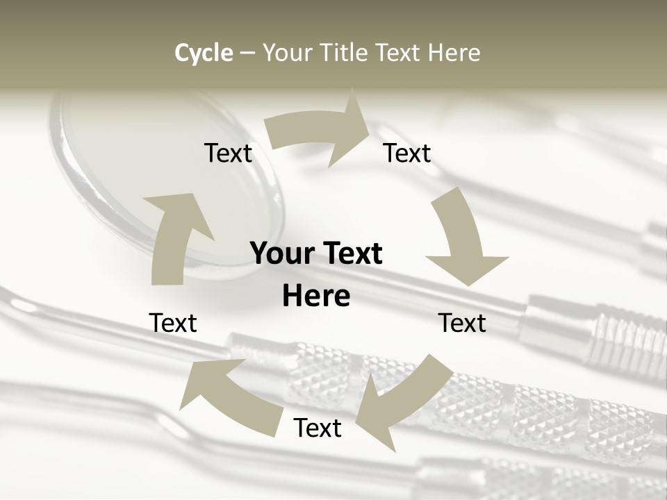 Dentistry Background White PowerPoint Template