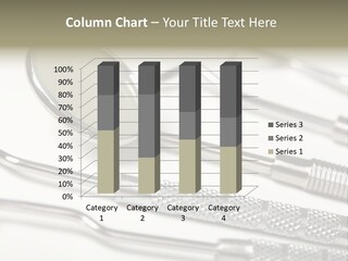 Dentistry Background White PowerPoint Template