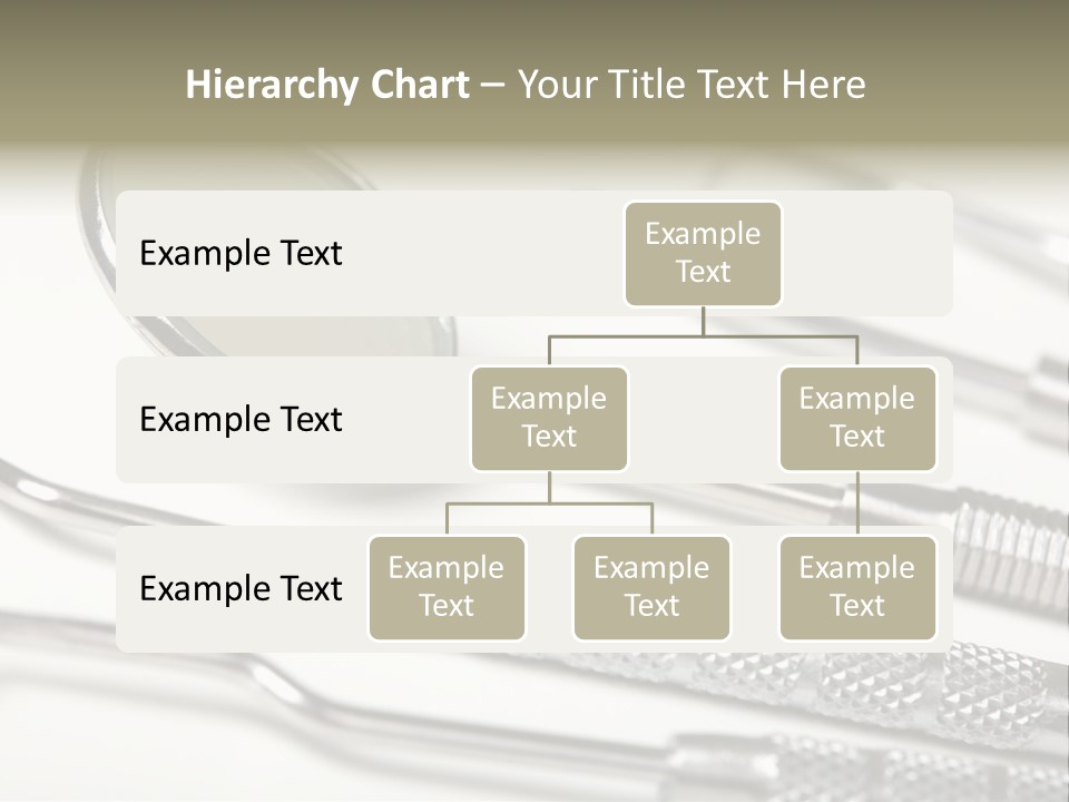 Dentistry Background White PowerPoint Template