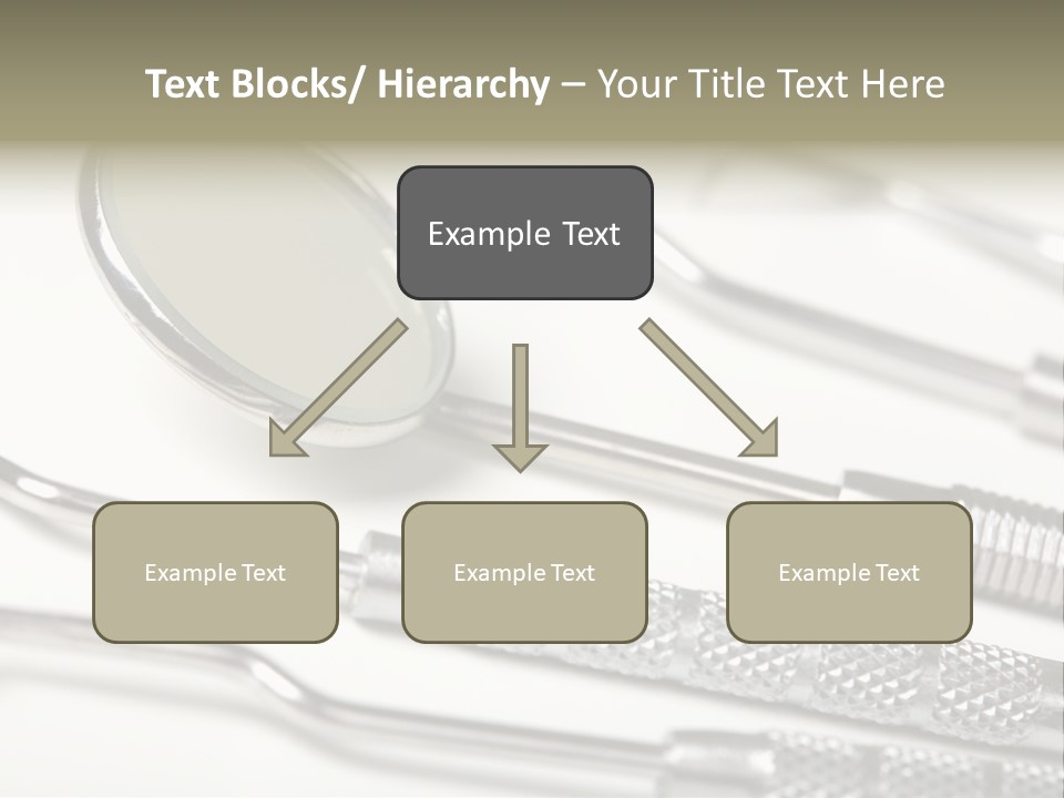 Dentistry Background White PowerPoint Template