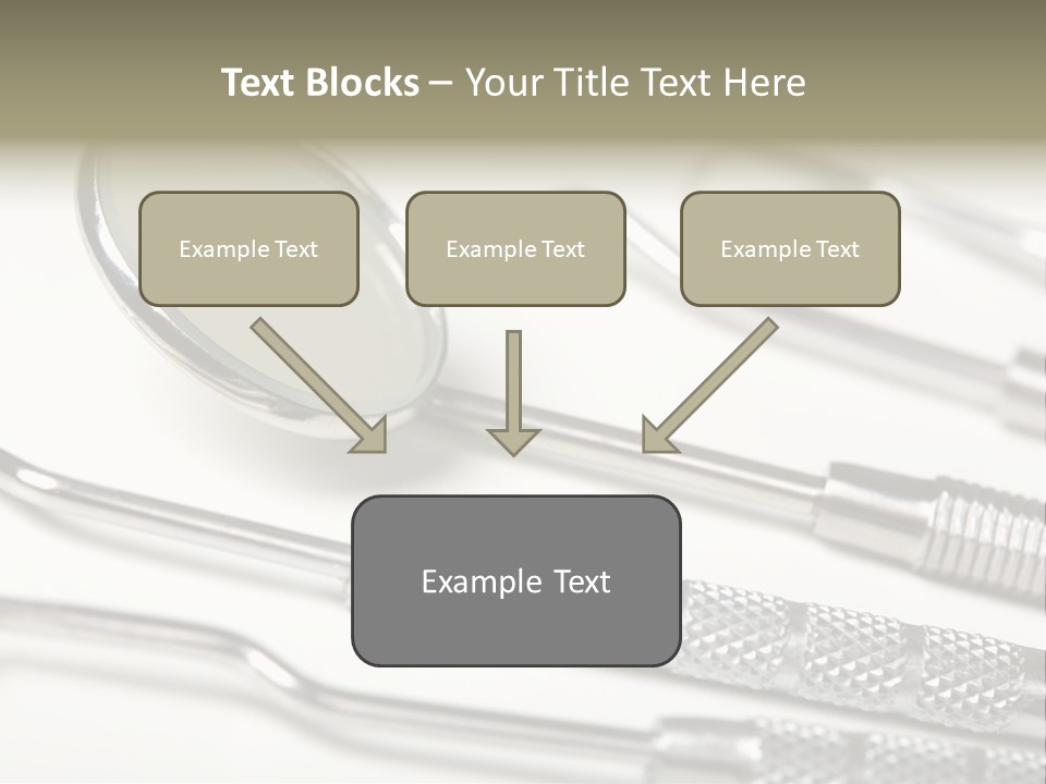 Dentistry Background White PowerPoint Template