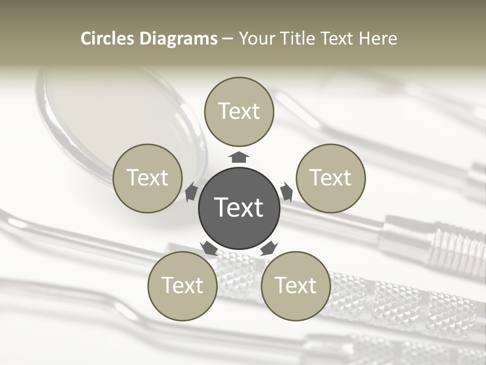 Dentistry Background White PowerPoint Template