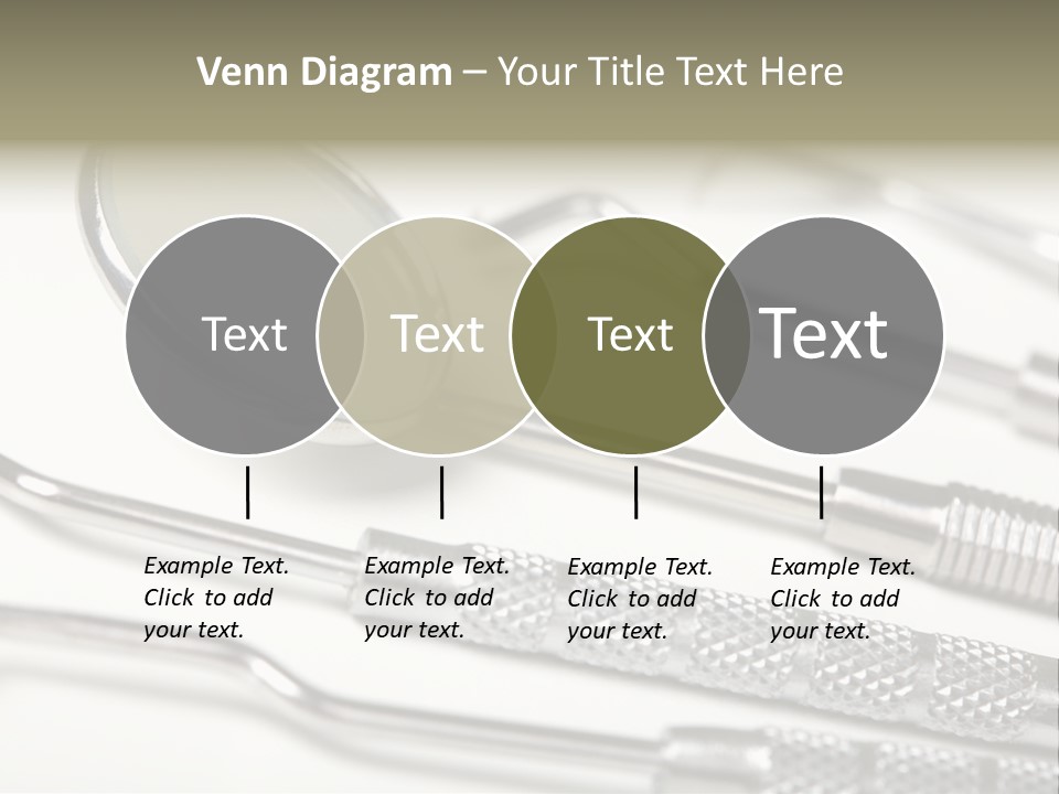 Dentistry Background White PowerPoint Template