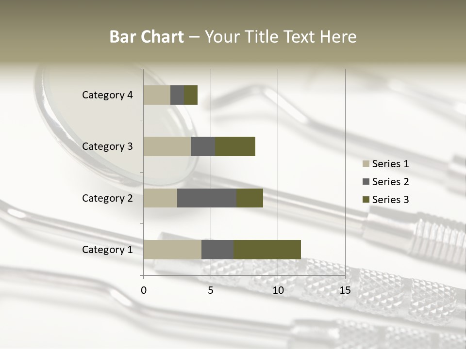 Dentistry Background White PowerPoint Template