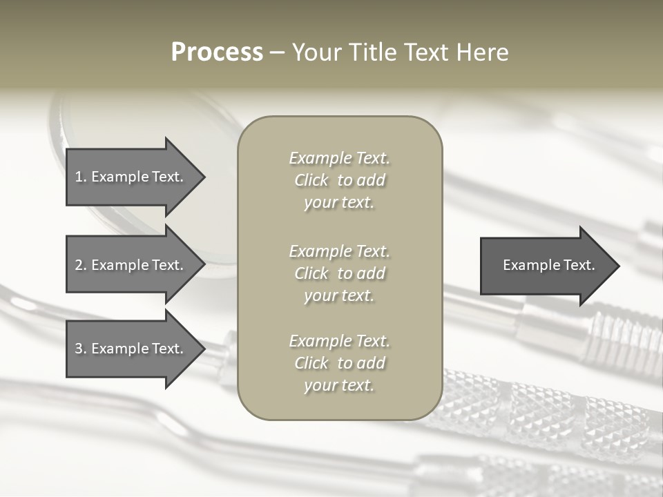 Dentistry Background White PowerPoint Template