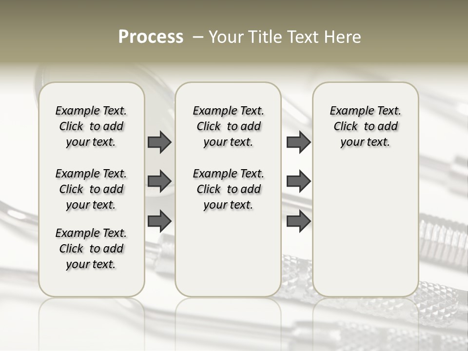 Dentistry Background White PowerPoint Template