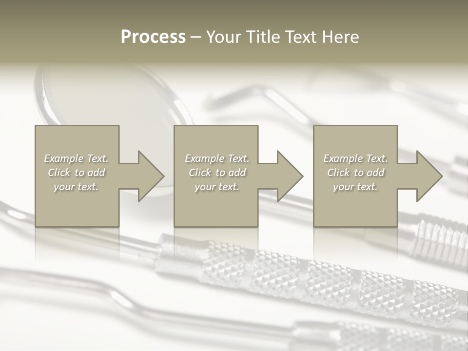 Dentistry Background White PowerPoint Template