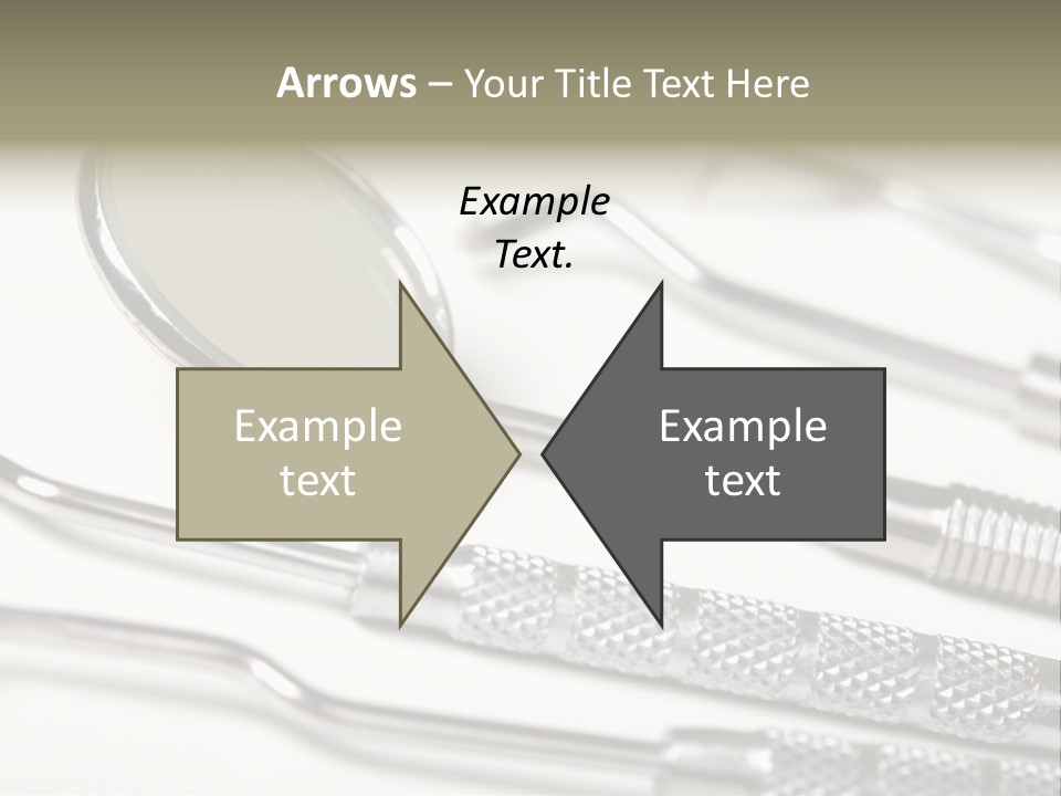 Dentistry Background White PowerPoint Template