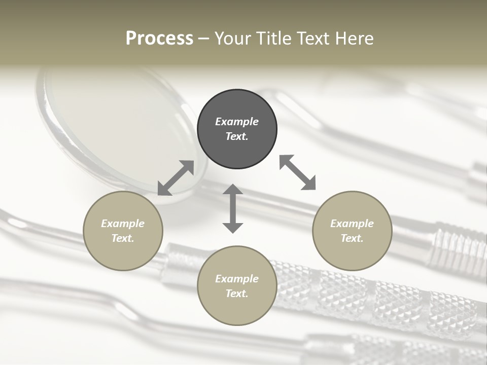 Dentistry Background White PowerPoint Template