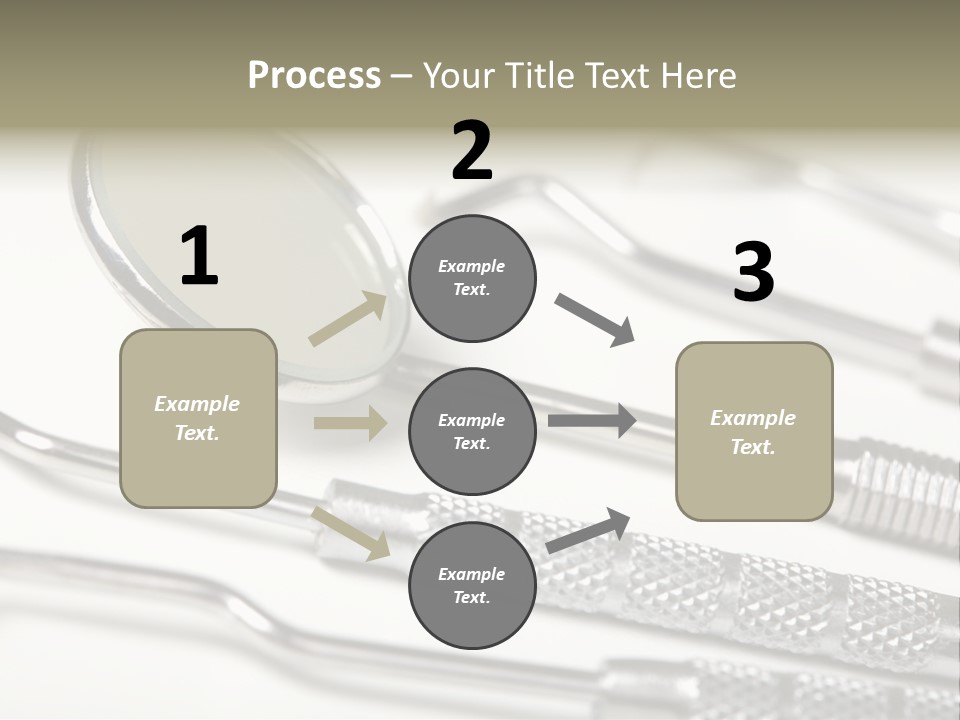 Dentistry Background White PowerPoint Template