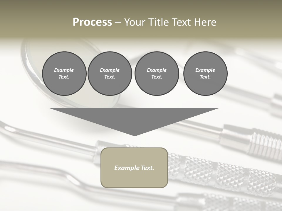 Dentistry Background White PowerPoint Template