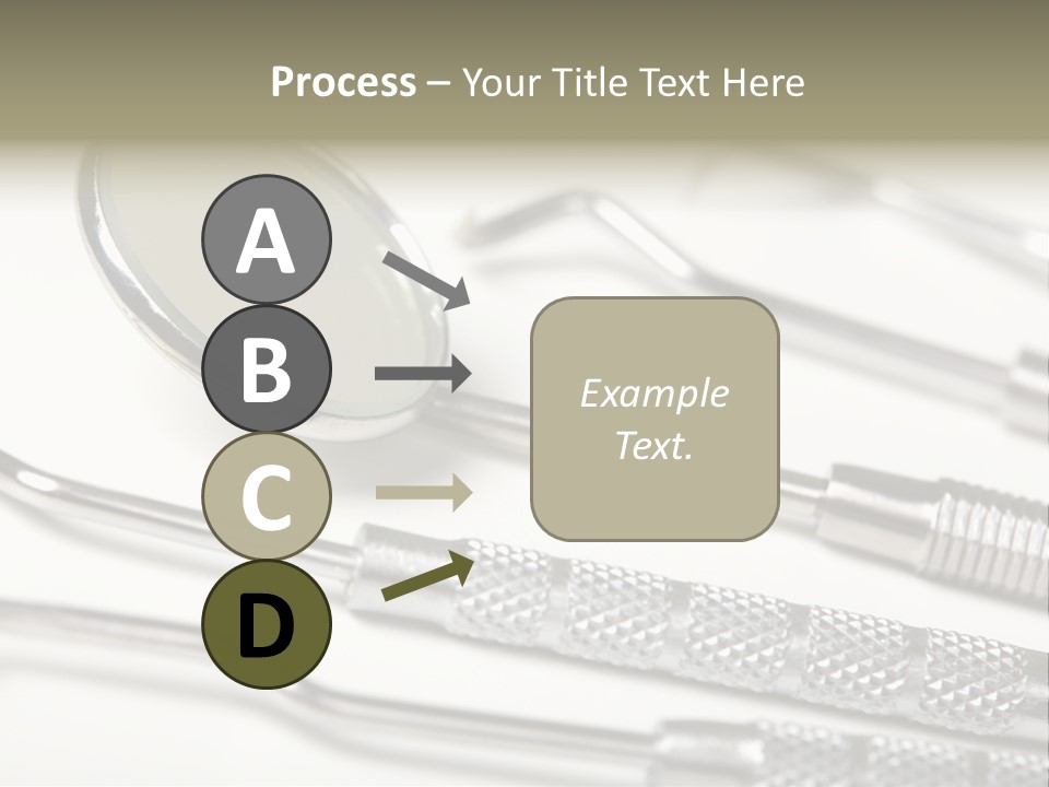 Dentistry Background White PowerPoint Template