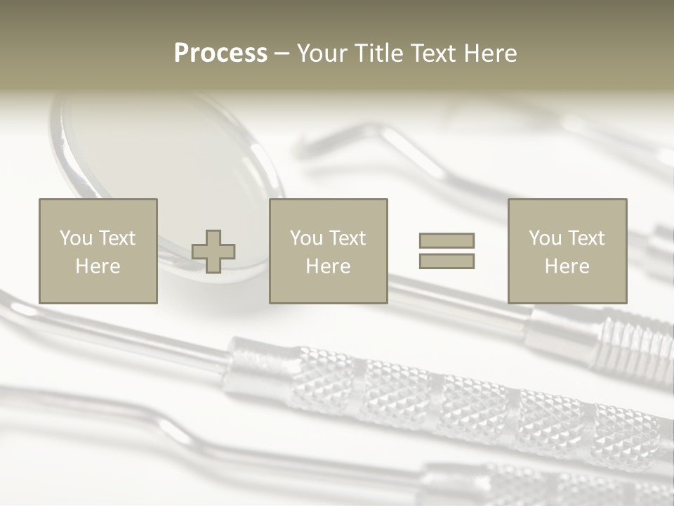 Dentistry Background White PowerPoint Template