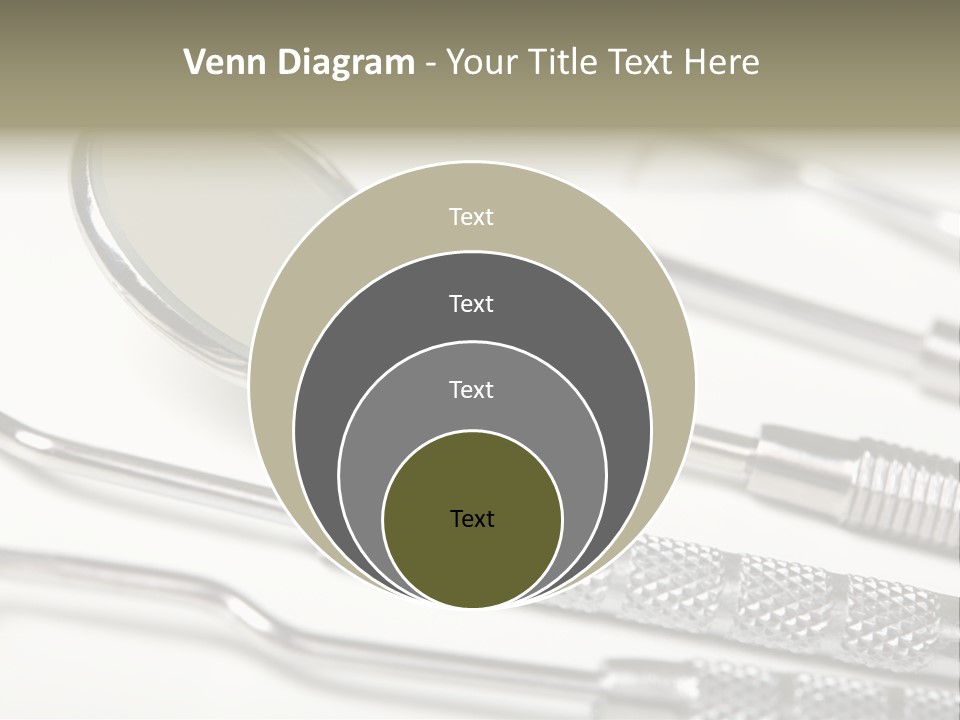 Dentistry Background White PowerPoint Template