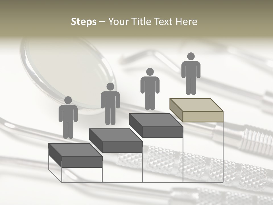 Dentistry Background White PowerPoint Template