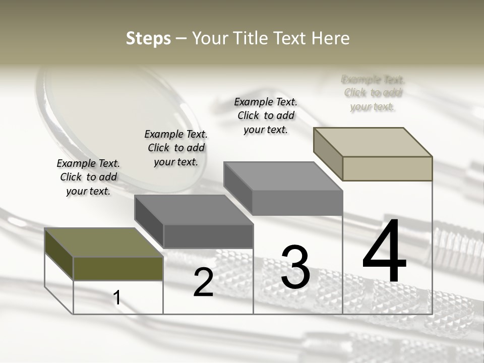 Dentistry Background White PowerPoint Template