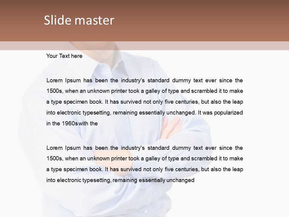 Suit S Business PowerPoint Template