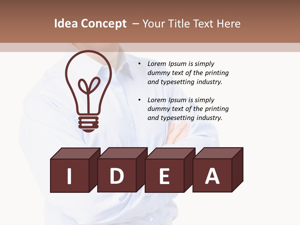 Suit S Business PowerPoint Template