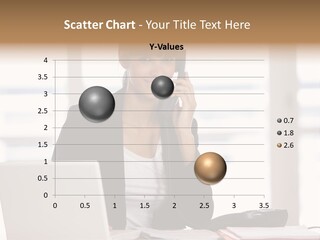 Office Computer Secretary PowerPoint Template