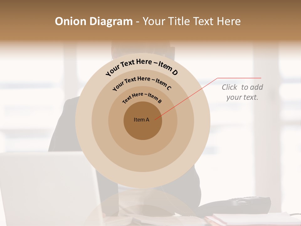 Office Computer Secretary PowerPoint Template