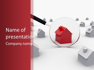 Buying Residence Low Scale PowerPoint Template