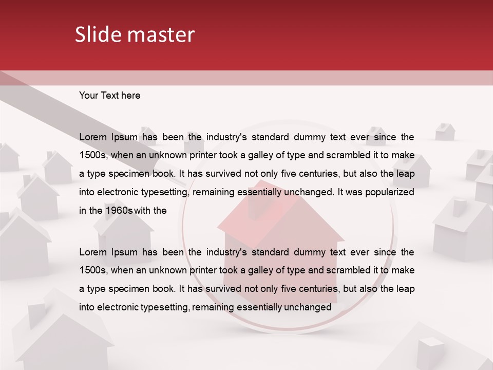 Buying Residence Low Scale PowerPoint Template