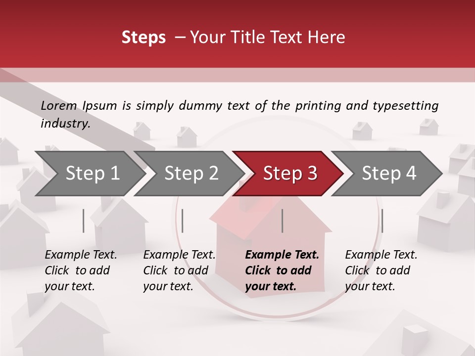 Buying Residence Low Scale PowerPoint Template