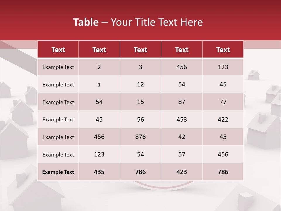 Buying Residence Low Scale PowerPoint Template