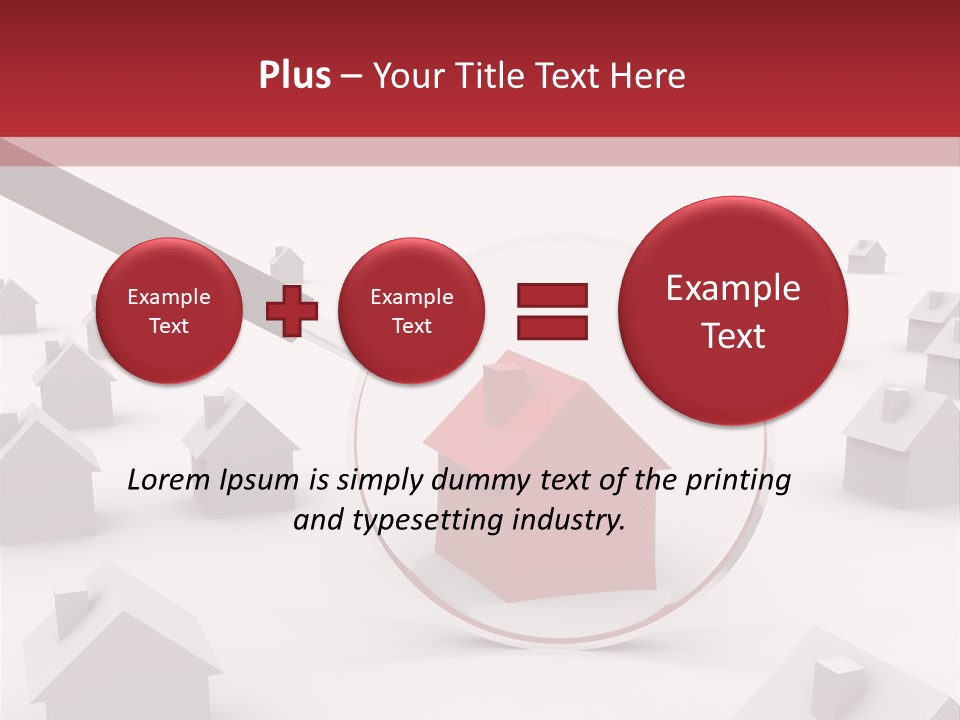 Buying Residence Low Scale PowerPoint Template