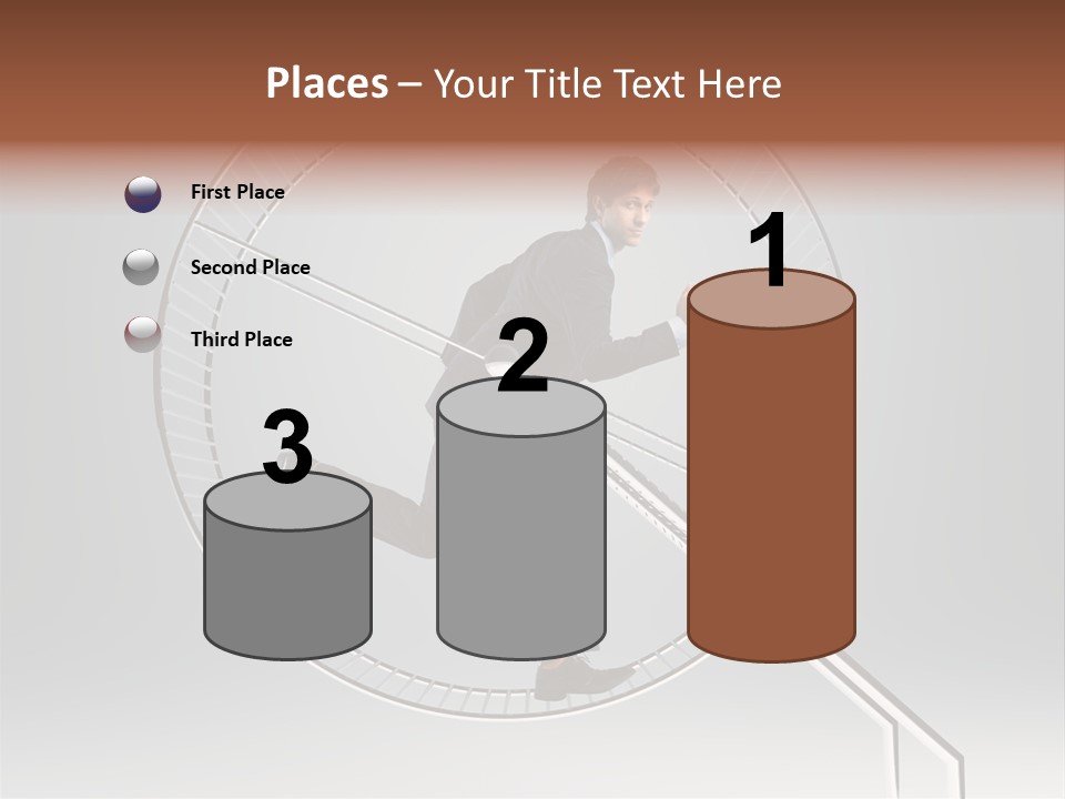 Person Run Exercise PowerPoint Template
