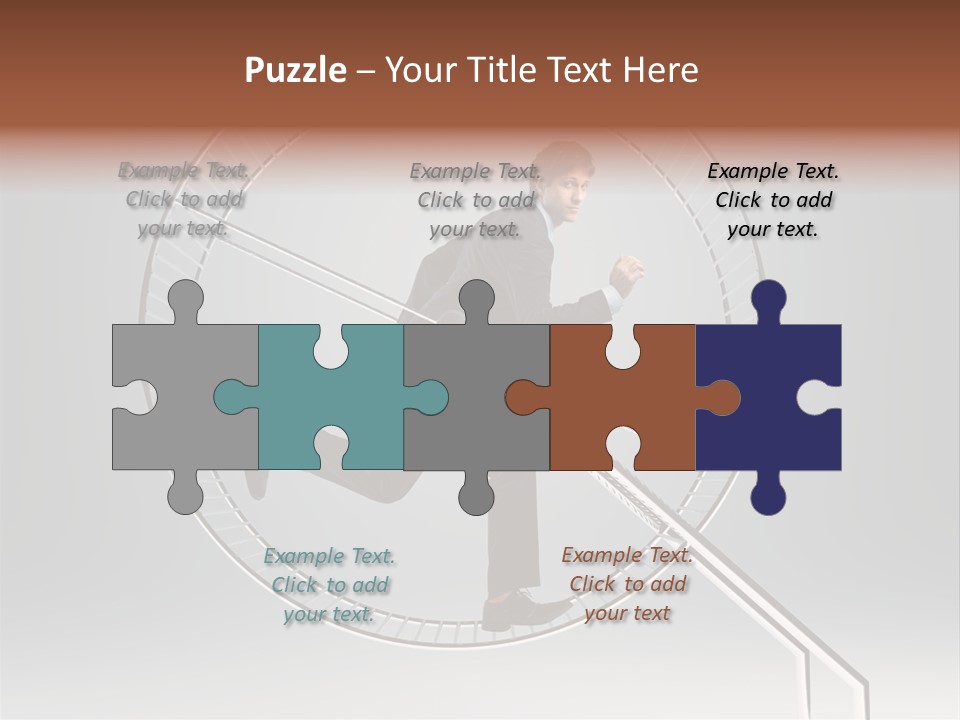 Person Run Exercise PowerPoint Template