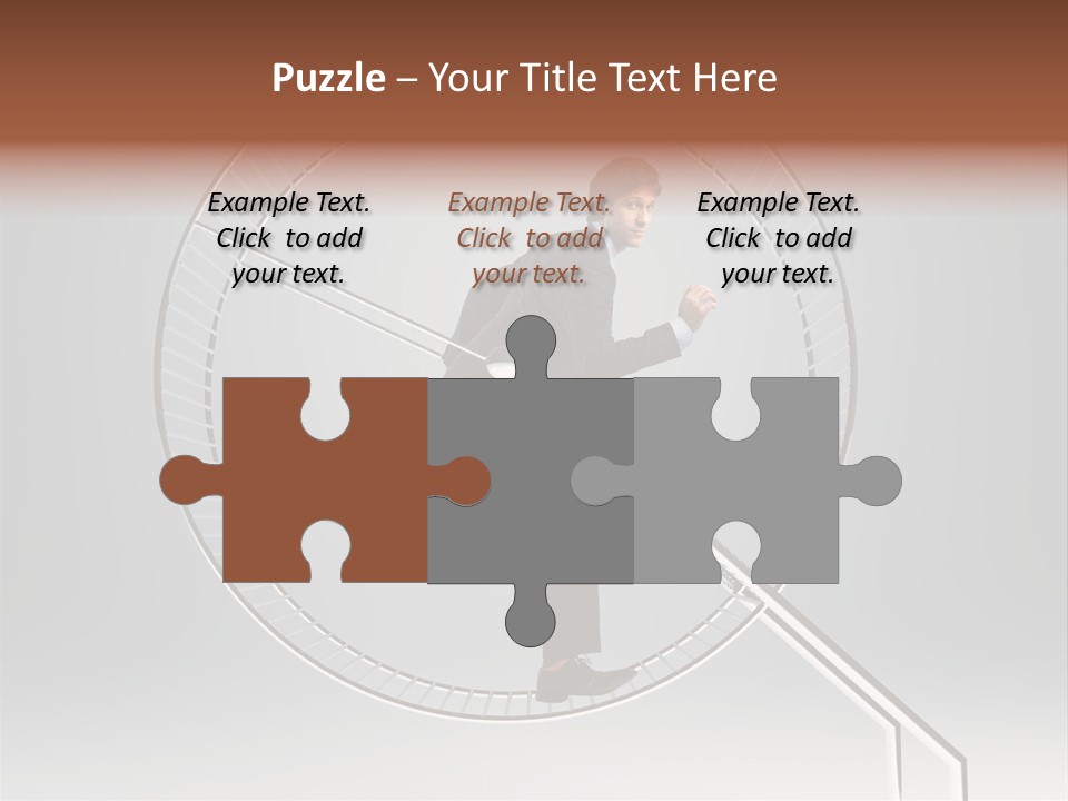 Person Run Exercise PowerPoint Template