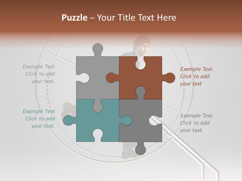 Person Run Exercise PowerPoint Template