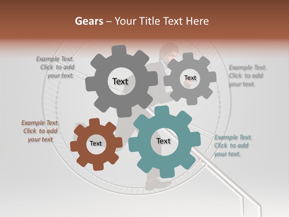 Person Run Exercise PowerPoint Template