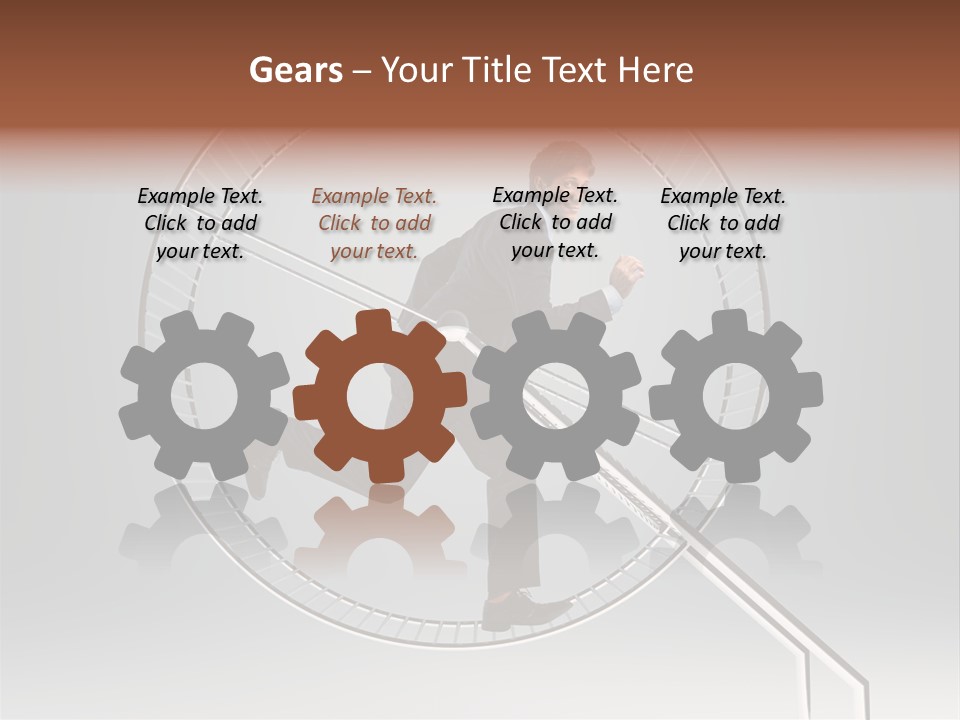 Person Run Exercise PowerPoint Template