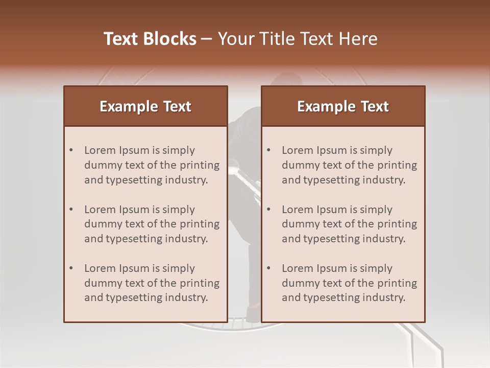 Person Run Exercise PowerPoint Template