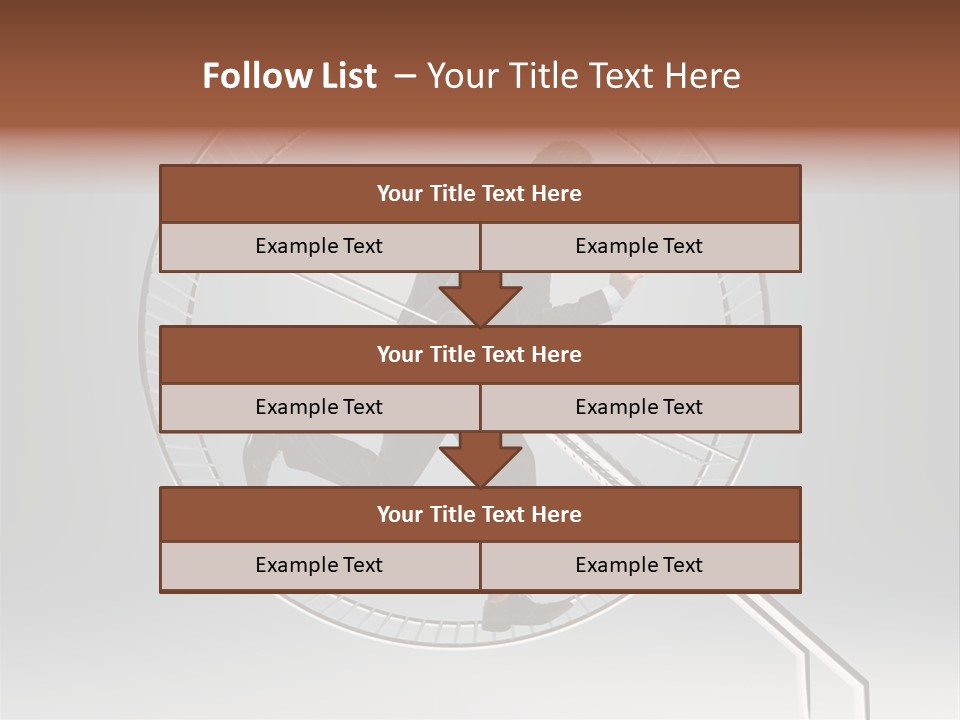 Person Run Exercise PowerPoint Template