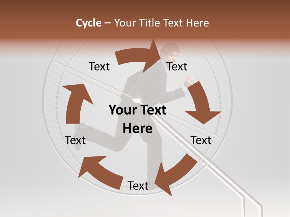 Person Run Exercise PowerPoint Template